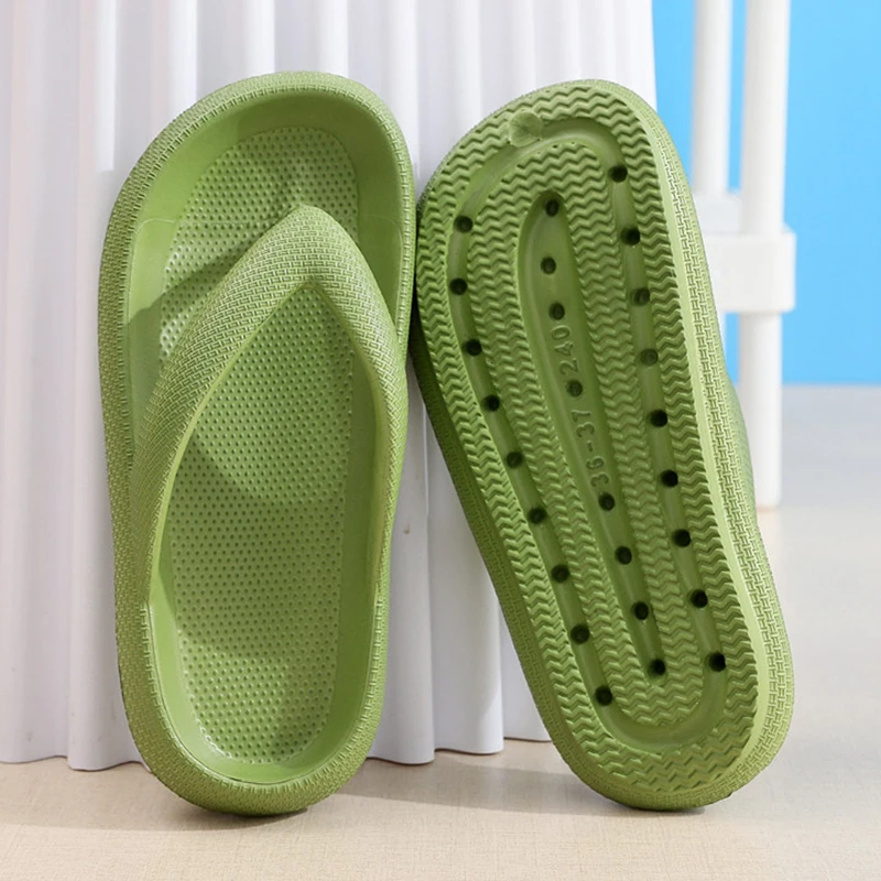 Men'S Shoes To Women'S - Non Slip Platform Flip Flops Women