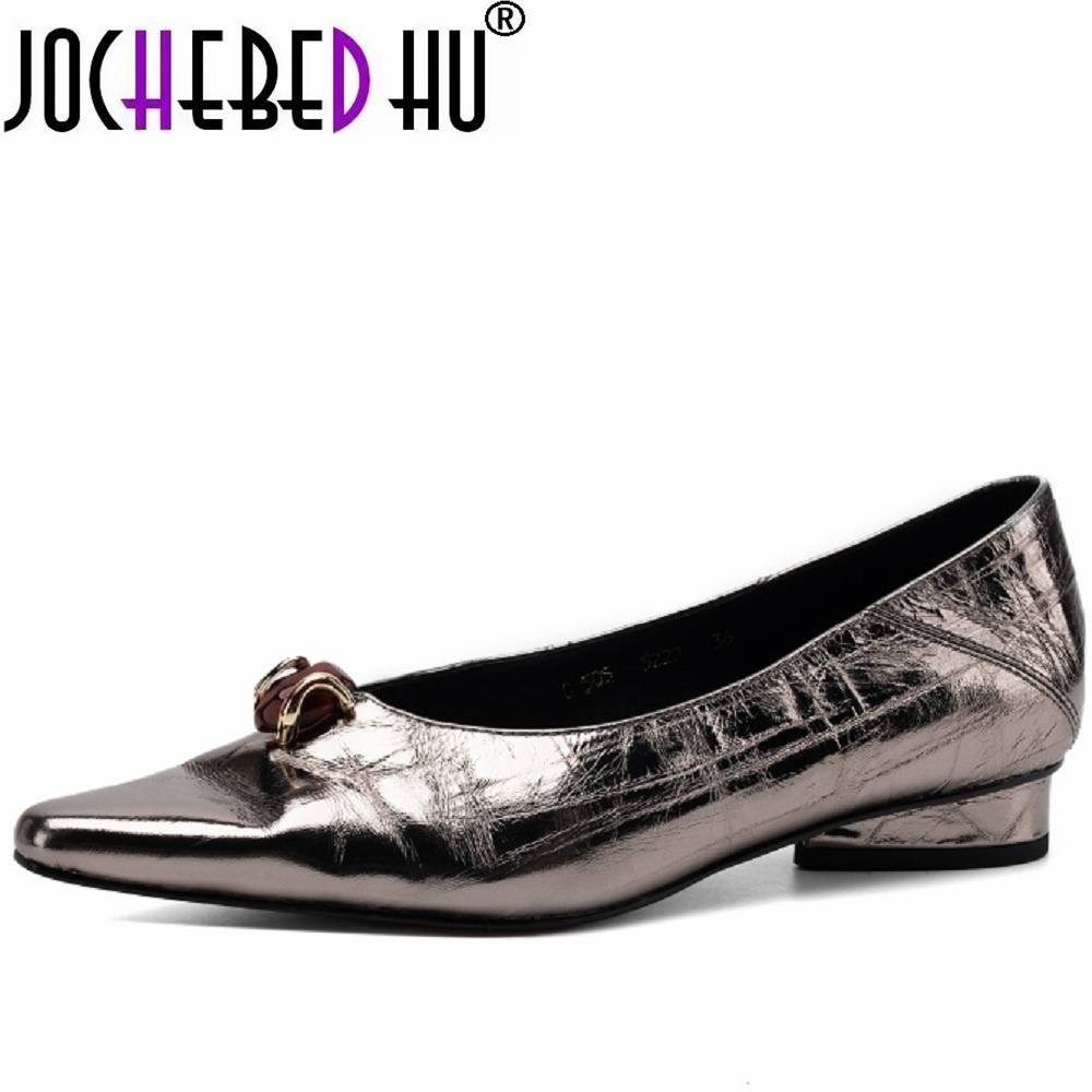 Men Shoes Men - 【JOCHEBED HU】Women's Handmade Genuine Leather pointed