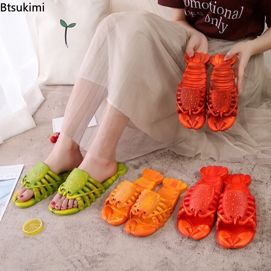 Men'S Shoes To Women'S - New 2026 Summer Fun Cartoon Lobster