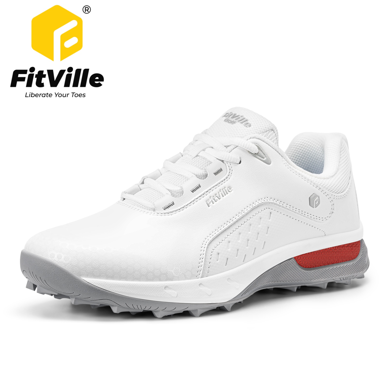 Men'S Shoes V5 Rnr - FitVille Men's Golf Shoes Wide Luxury