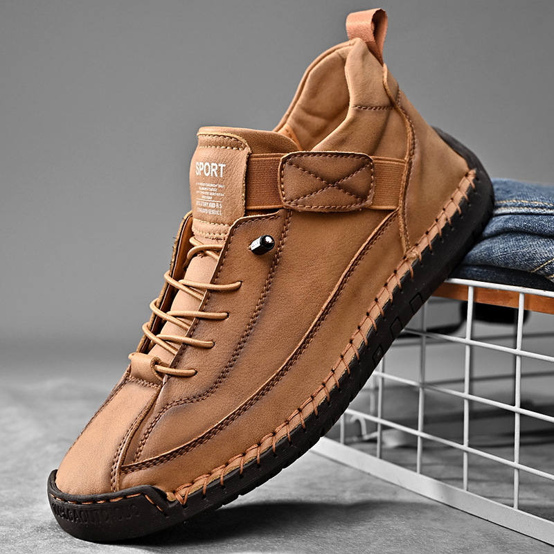 Handmade Leather Men Shoes Cas - Men'S Shoes Size 42 In Us recension och pris