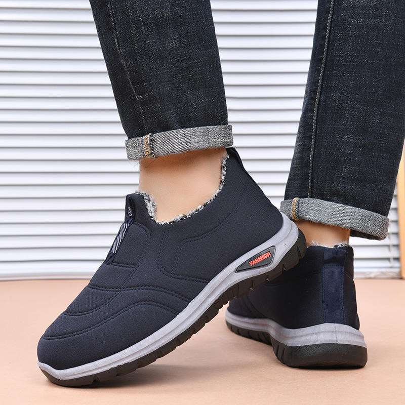 Thickened Fleece Winter Cotton - Men Shoes Boots recension och pris