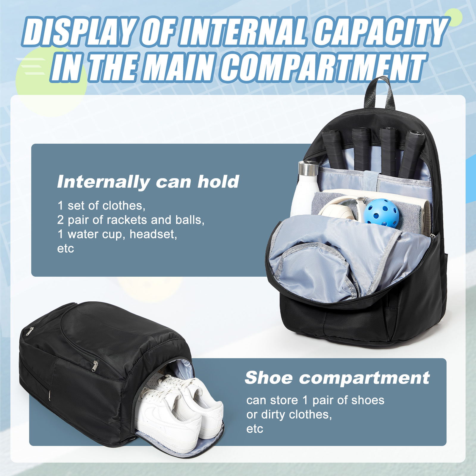 Tennis Bag Tennis Backpack 2 R - Men Shoes Men recension och pris