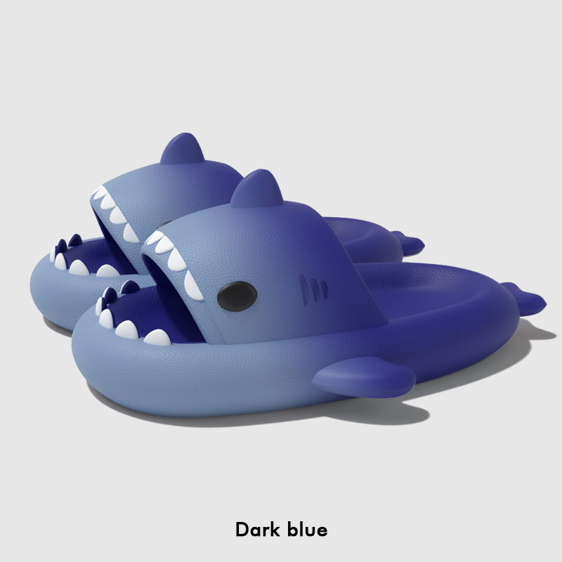 Cute Cartoon Shark Slippers Fo - Men'S Shoes To Women'S recension och pris
