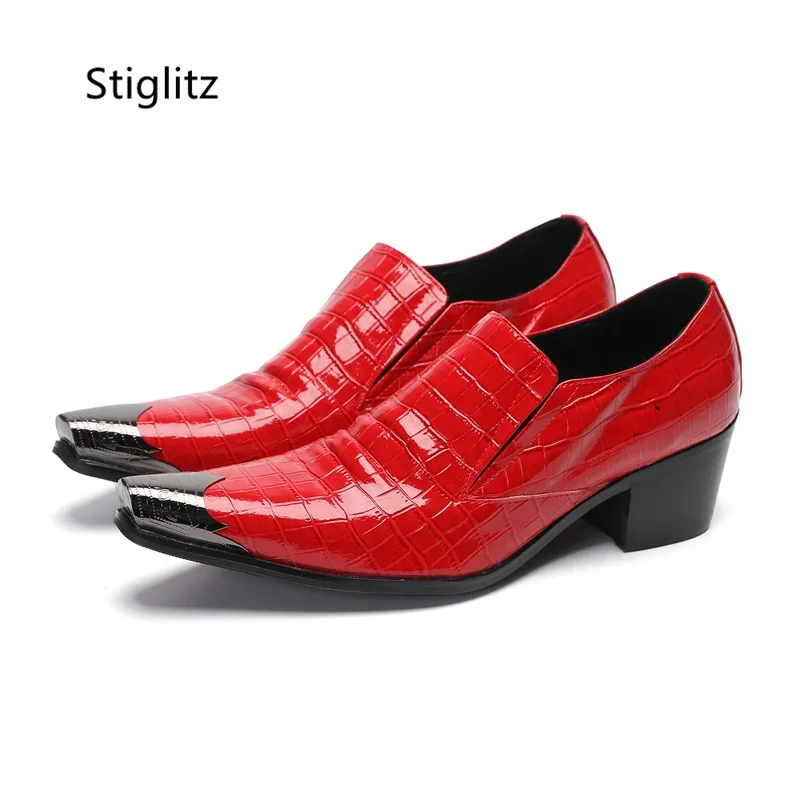 Red Patent Leather Men's Shoes - Men'S Shoes Size 42 In Us recension och pris