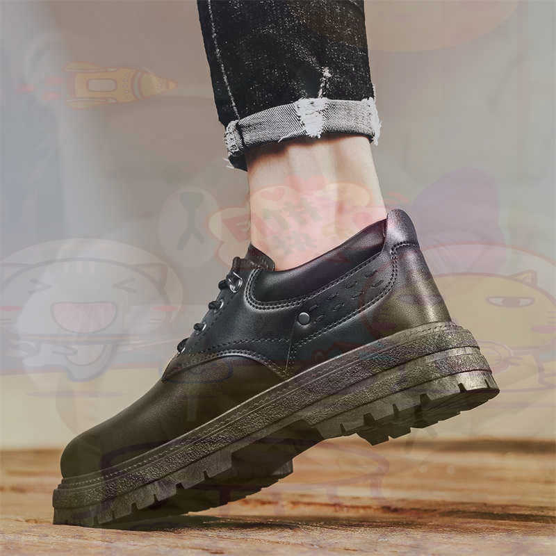 Dark Natural Leather Fashion T - Men'S Shoes Different Types recension och pris