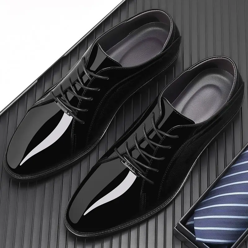 Bright Upper Black Social Shoe - Men Shoes Clearance recension och pris