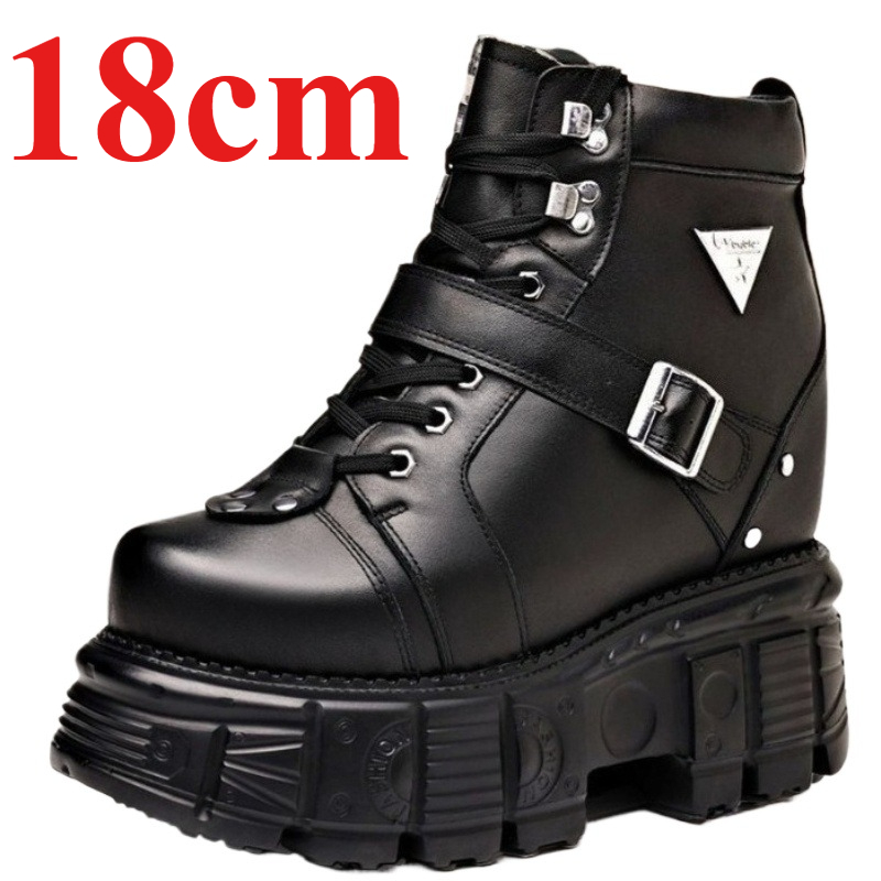 Genuine Leather Motorcycle Boo - Men Shoes Boots recension och pris