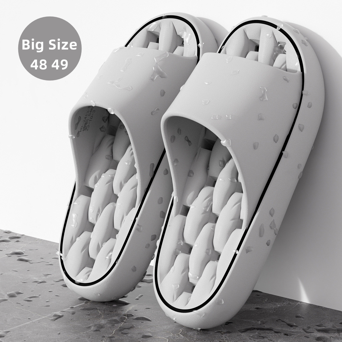 Big Size 48 49 Bathroom Slippe - Men'S Shoes With Platform recension och pris