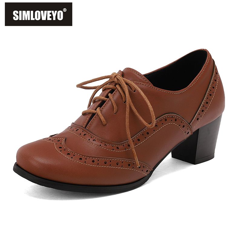 SIMLOVEYO New Brown Women Pump - Men'S Shoes Size 42 In Us recension och pris