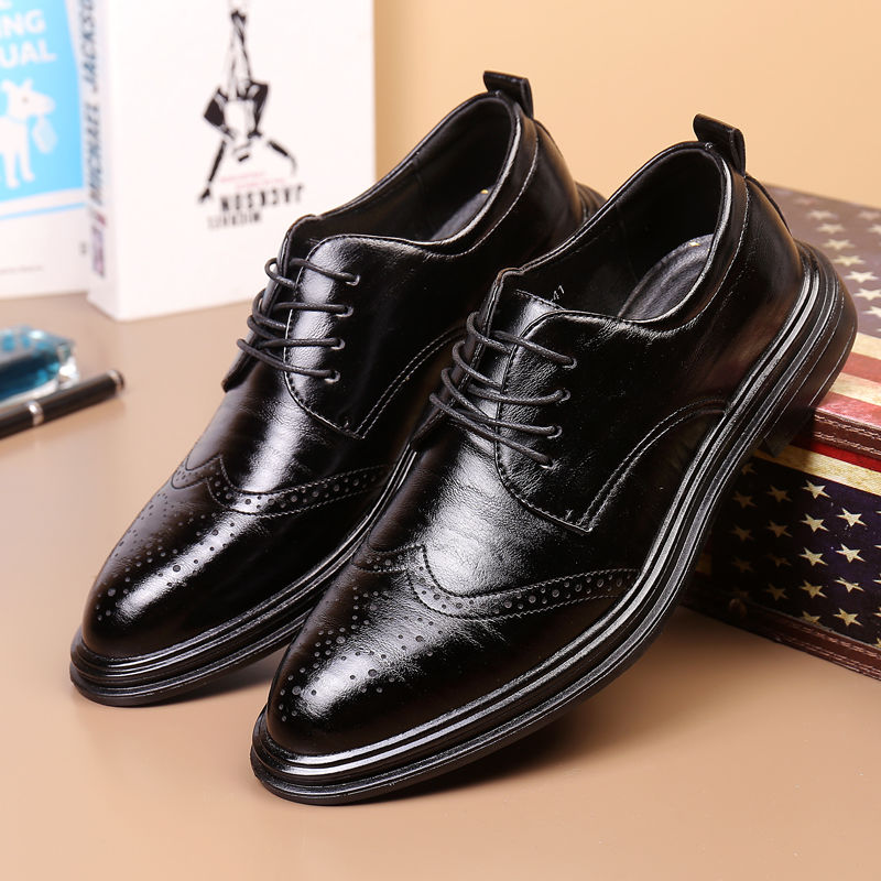 Solid Color Black Spring Autum - Men Shoes Clearance recension och pris