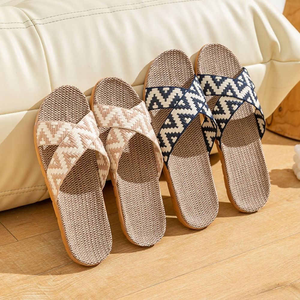 Fashion Ethnic Style Linen Cro - Men'S Shoes To Women'S recension och pris